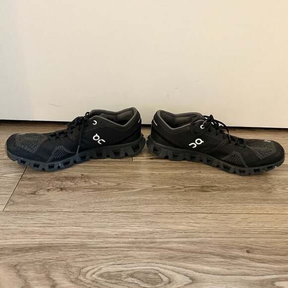 On OnCloud Women's Cloud X Low Top Running Sneakers in Black Size 10.5 - Picture 6 of 10